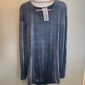 Italian Daniella Dallavalle Gray Dress minimalist quirky lagenlook  L